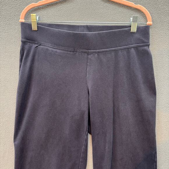 Lands End Starfish Crop Pants Womens M 10-12 Black Casual Lounge Comfy - Picture 3 of 13